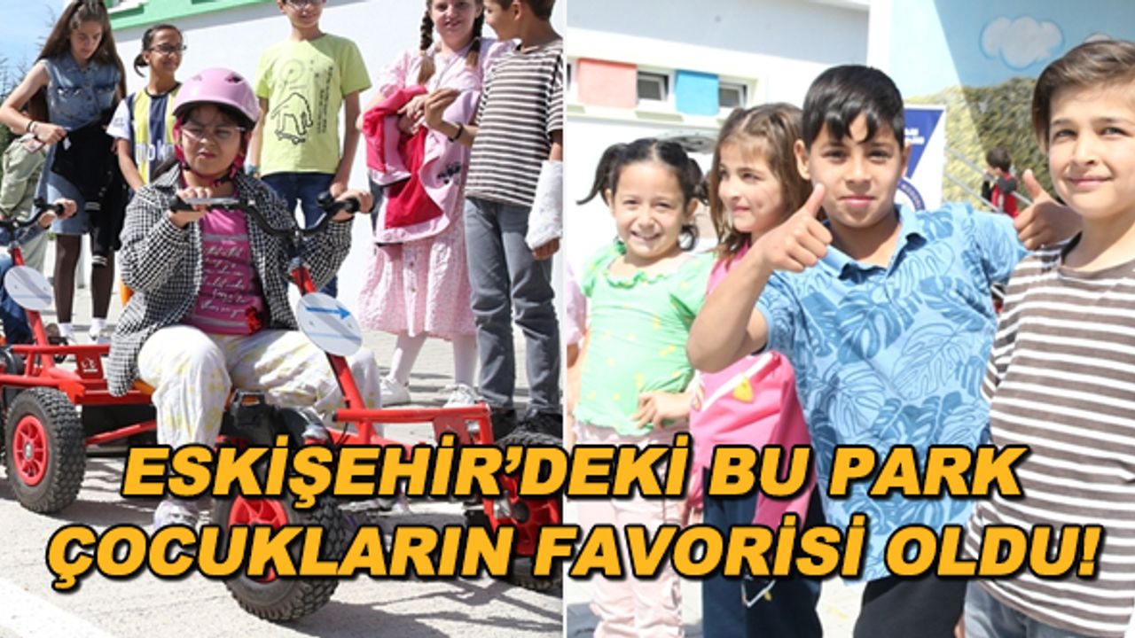 Eskişehir'deki bu park çocukların favorisi oldu!
