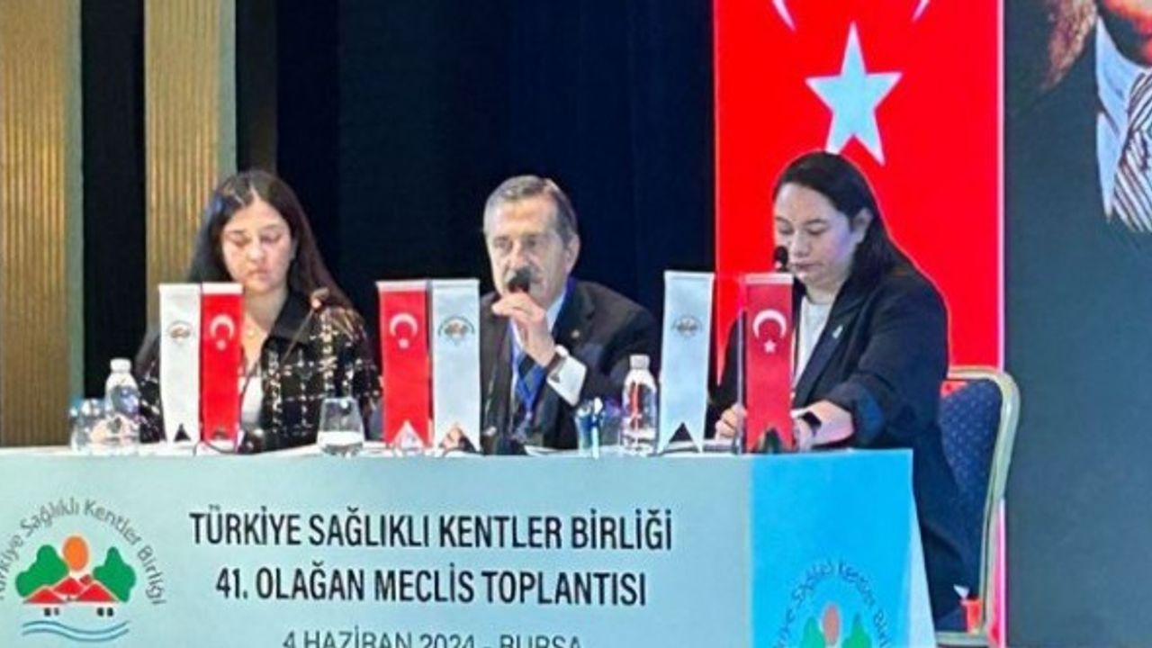 Ahmet Ataç, Türkiye Sağlıklı Kentler Birliği'nin 41. Meclis toplantısına katıldı