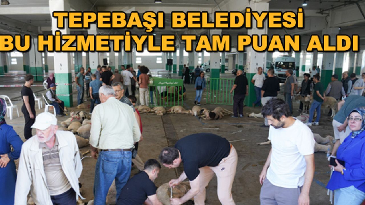 Tepebaşı Belediyesi bu hizmetiyle tam puan aldı