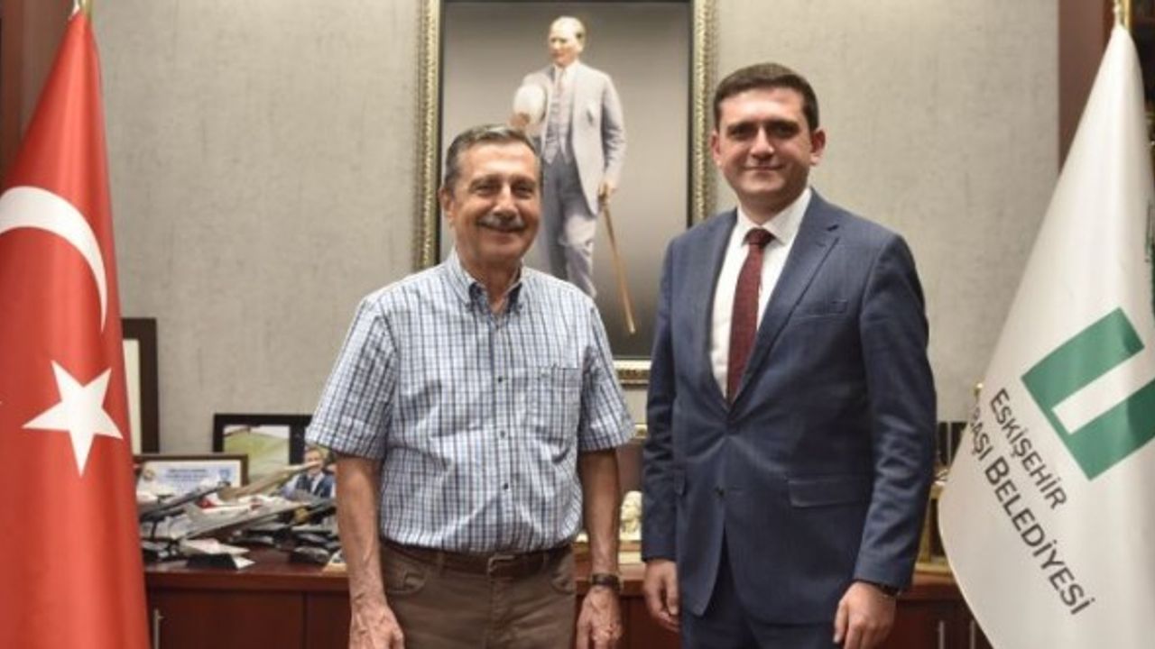 Yeni ilçe başkanı Yıldırım'dan Ahmet Ataç'a ziyaret