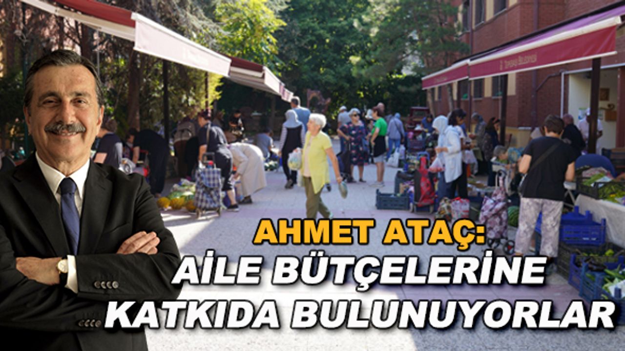 Ahmet Ataç: Aile bütçelerine katkıda bulunuyorlar