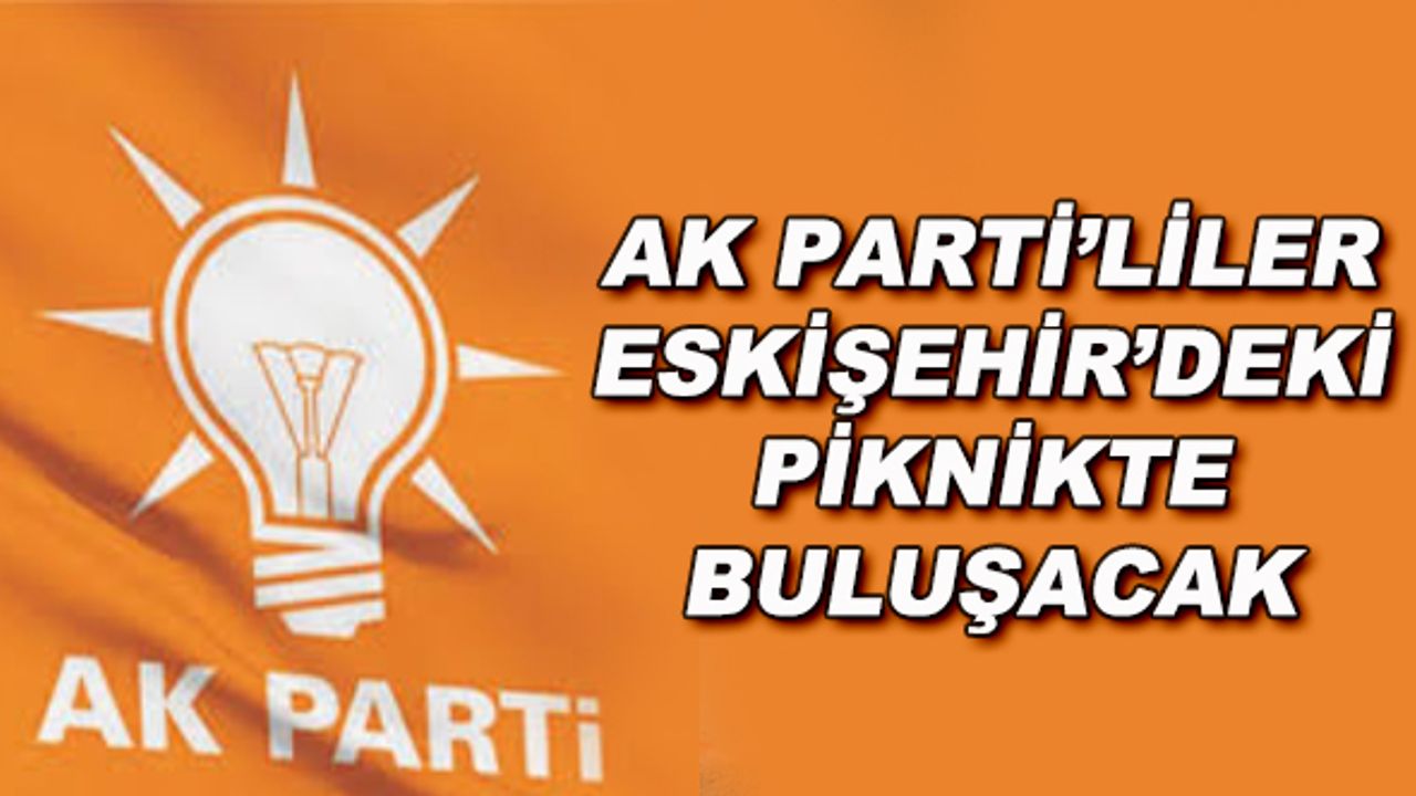 AK Parti'liler Eskişehir'deki piknikte buluşacak