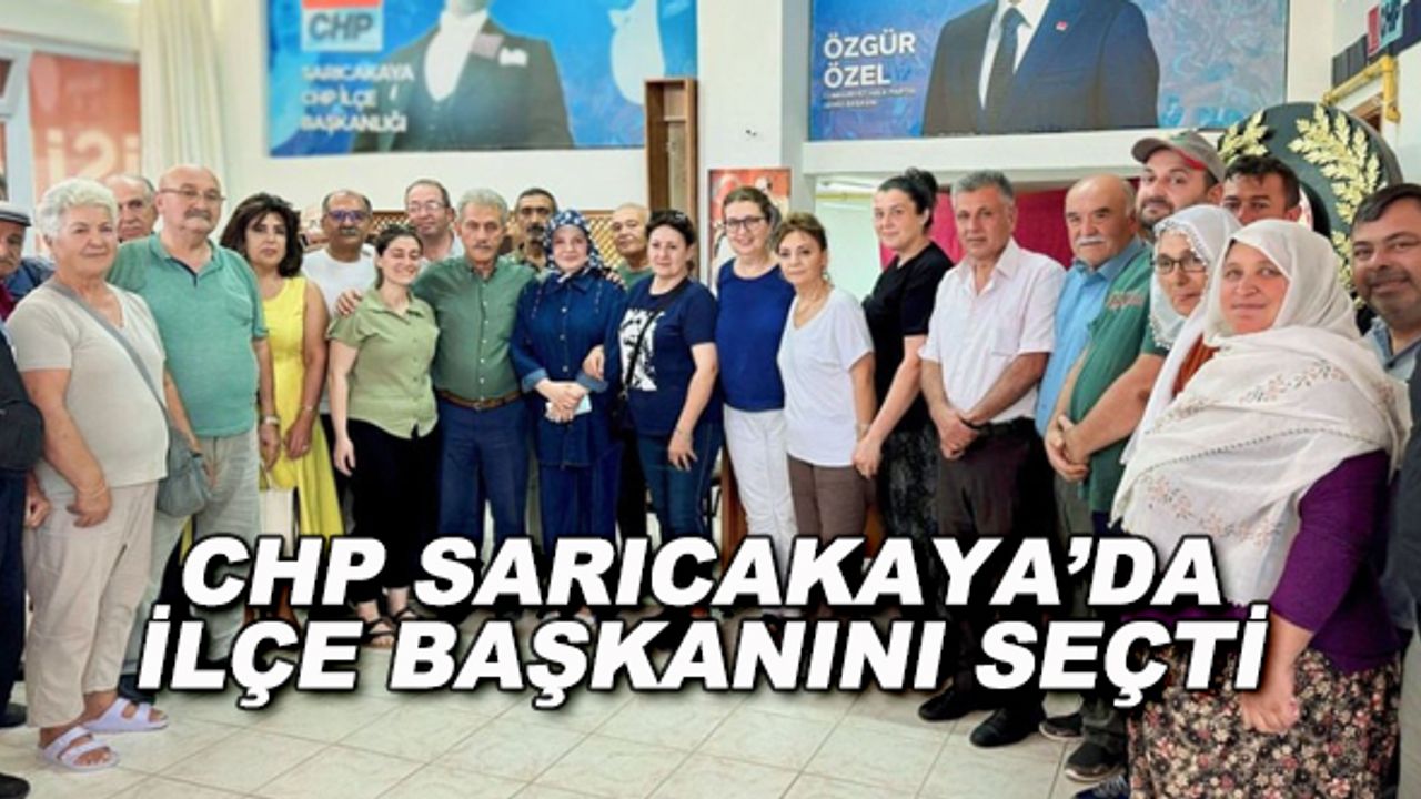 CHP Sarıcakaya'da İlçe Başkanını seçti