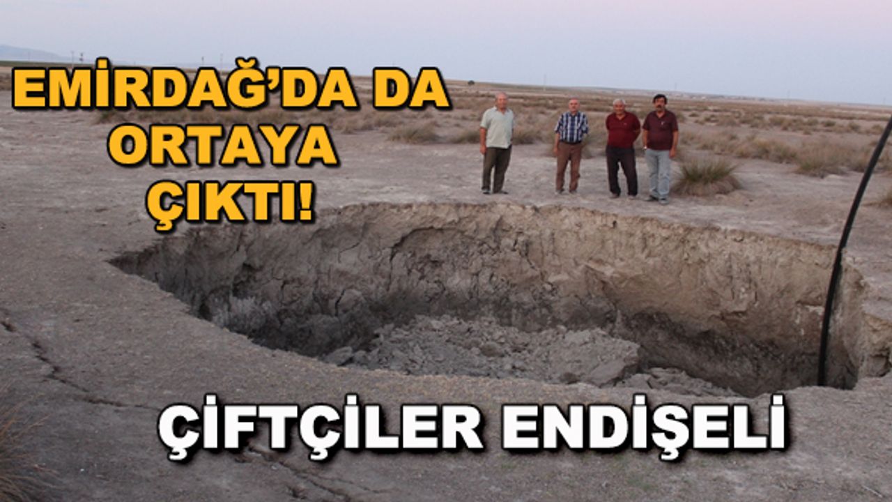 Emirdağ'da da ortaya çıktı! Çiftçiler endişeli