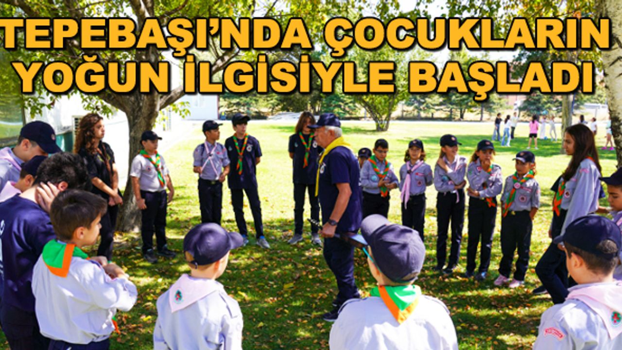Tepebaşı'nda çocukların yoğun ilgisiyle başladı
