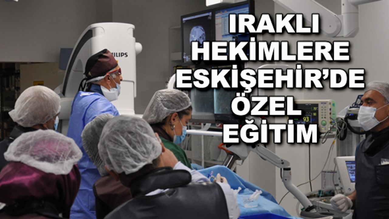 Iraklı hekimlere Eskişehir'de özel eğitim