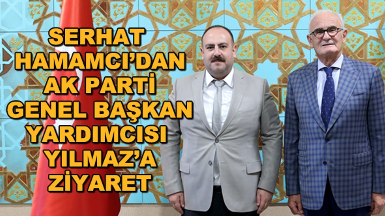 Serhat Hamamcı'dan AK Parti Genel Başkan Yardımcısı Yılmaz'a ziyaret