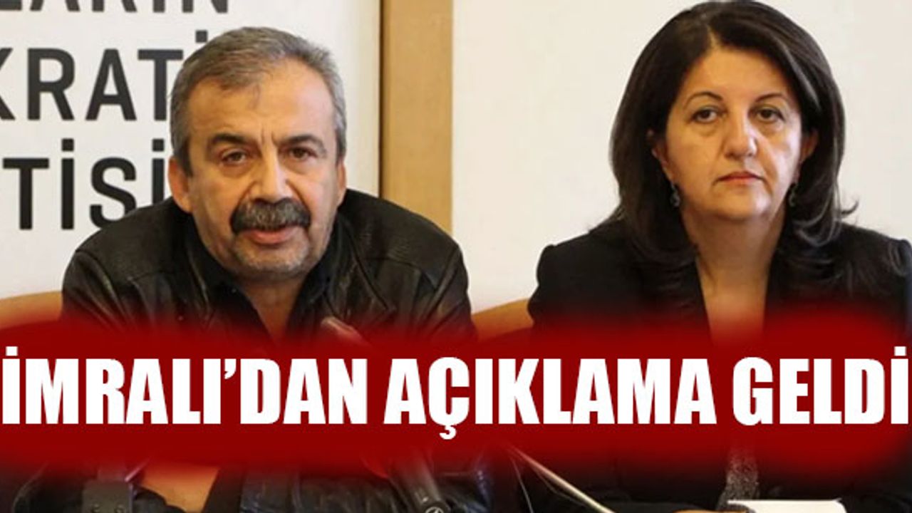 DEM heyeti terörist başı ile görüştü... İmralı'dan açıklama geldi