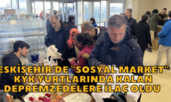 Eskişehir'de "sosyal market" KYK yurtlarında kalan depremzedelere ilaç oldu