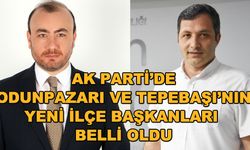 AK Parti'de Odunpazarı ve Tepebaşı'nın yeni ilçe başkanları belli oldu