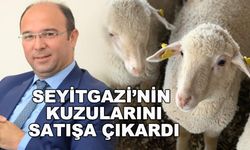 Seyitgazi'nin kuzularını satışa çıkardı