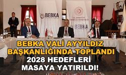 BEBKA Vali Ayyıldız başkanlığında toplandı... 2028 hedefleri masaya yatırıldı