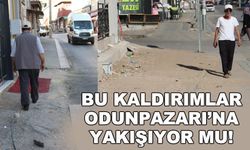Bu kaldırımlar Odunpazarı'na yakışıyor mu!