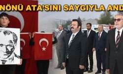 İnönü Ata'sını saygıyla andı