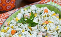 Makarna salatası tarifi... Makarna salatası nasıl yapılır? (Yoğurtlu)