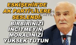 Eskişehir'de AK Parti'lilere seslendi: "Birbirinizi incitmeyin, moralinizi yüksek tutun"