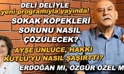Sokak köpekleri sorunu nasıl çözülecek? / Ayşe Ünlüce, Hakkı Kutlu'yu nasıl şaşırttı? / Erdoğan mı, Özgür Özel mi? - "Deli Deliyle" yayında 