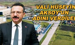 Vali Hüseyin Aksoy'un adını verdiler