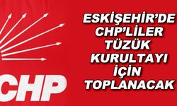 Eskişehir'de CHP'liler Tüzük Kurultayı için toplanacak