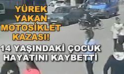 Afyonkarahisar'da feci motosiklet kazası! 14 yaşındaki çocuk hayatını kaybetti