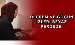 Suriyeli öğrenci depremin izlerini beyaz perdeye taşıyor