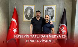 Ünlü şarkıcı Tatlı’dan Medya 26 Grup’a ziyaret