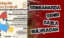 Şehir cazla buluşuyor