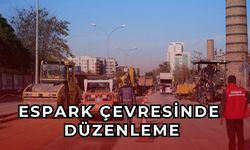 Espark çevresinde trafik düzenlemesi başladı