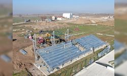 İnönü Spor Kompleksi’ne Çelik Tribün Kuruluyor