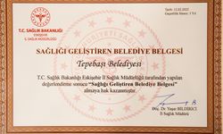 Tepebaşı Belediyesi’ne “Sağlığı Geliştiren Belediye” unvanı verildi