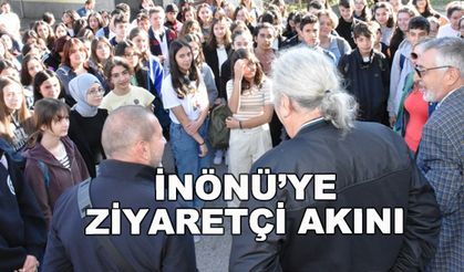 İnönü'ye ziyaretçi akını