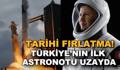 Türkiye’nin ilk astronotu Alper Gezeravcı uzayda!