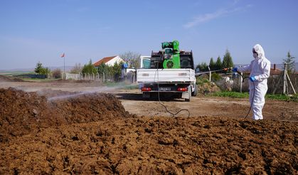 Tepebaşı’nda ilaçlama çalışmaları sürüyor