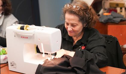 Kadınlar kurslarla hem üretiyor hem sosyalleşir