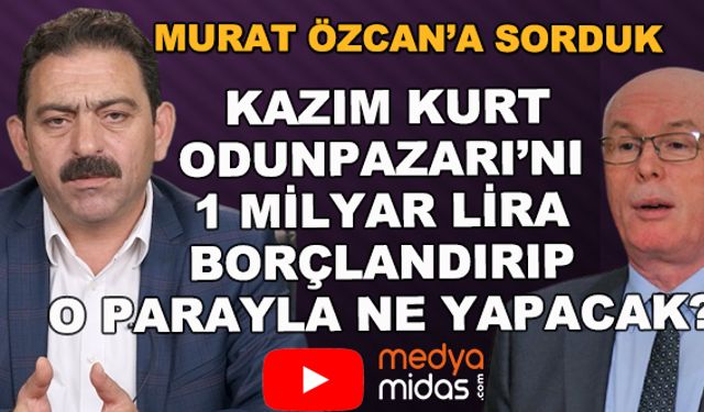 Kazım Kurt Odunpazarı'nı 1 milyar lira borçlandırıp o parayla ne yapacak?