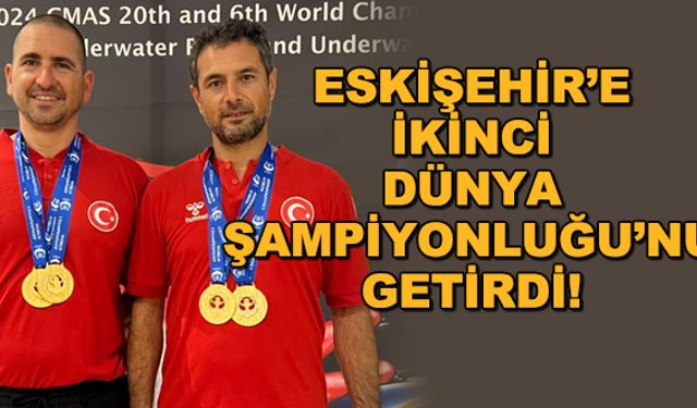 Eskişehir'e ikinci dünya şampiyonluğunu getirdi!