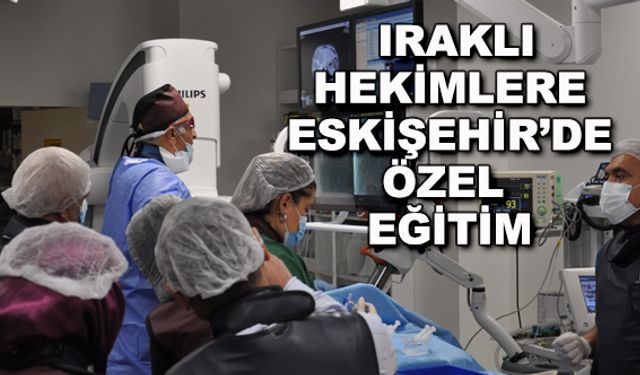 Iraklı hekimlere Eskişehir'de özel eğitim
