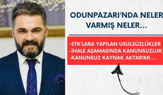 Hasan Burgaz Odunpazarı ile ilgili Sayıştay raporuna giren konuları paylaştı