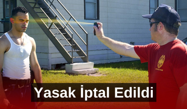 Eskişehir'de Biber Gazı Yasağı Kaldırıldı