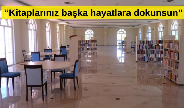 Sosyal Kütüphane kitap bağışlarını bekliyor