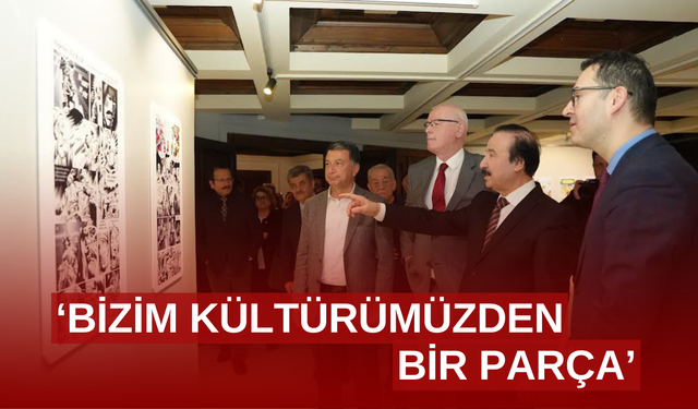 “Elinde fırça dilinde müzik” sergisi açıldı