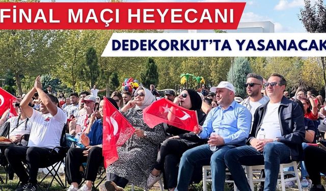 Final maçı dev ekranda izlenecek