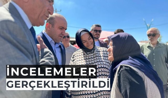 Gürcan ilçelerde temaslarda bulundu