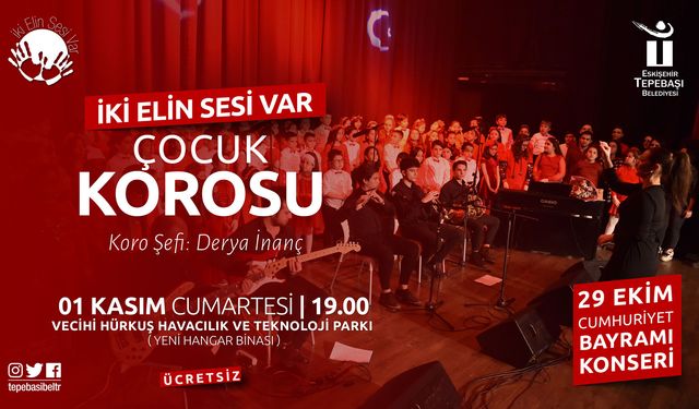 Çocuk Korosu’ndan  Cumhuriyet konseri