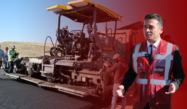 Sivrihisar’da Sıcak Asfalt Çalışmaları Sürüyor