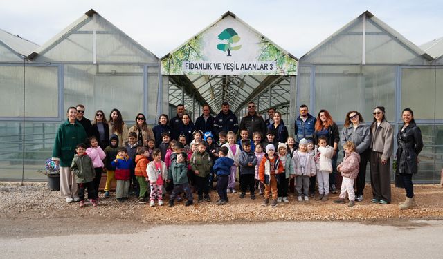 Minikler Fidanlıkta Doğayı Öğrendi, Üretim Sürecine Katıldı
