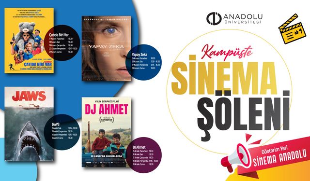 “Kampüste Sinema Şöleni” dört yeni filmle devam ediyor