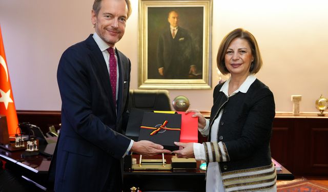 Belçika Büyükelçisi'nden Başkan Ünlüce'ye ziyaret