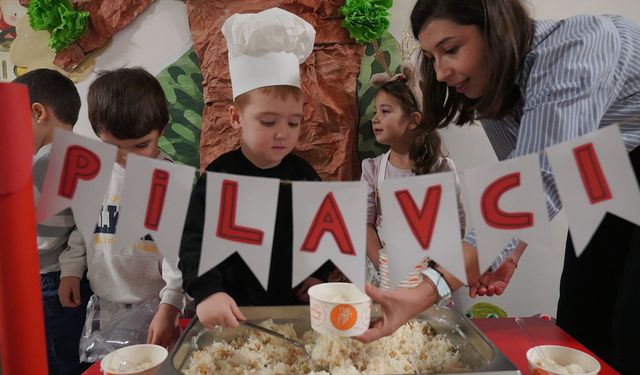Çocuklar yerli malı haftasını kutladı