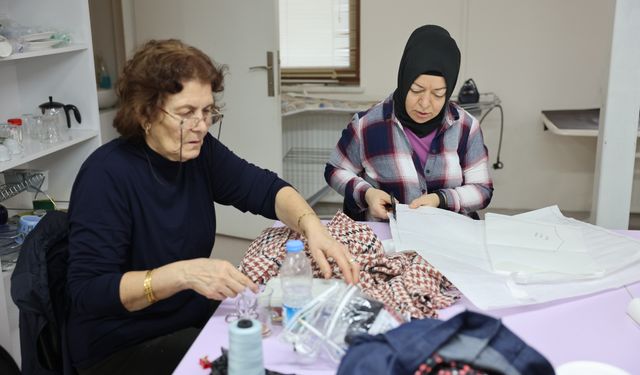 Odunpazarı'nda kadınlar atölyelerde üretiyor